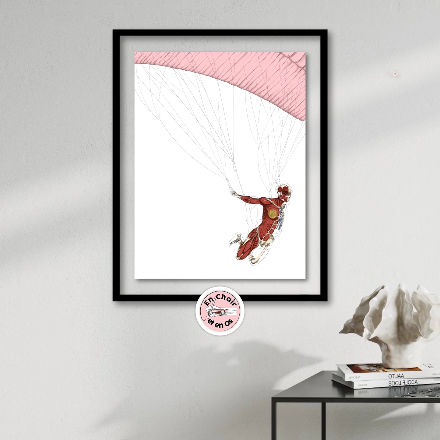 Poster anatomique parachute